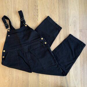 Big Bud Press Black Denim Original Overalls, Size XL
